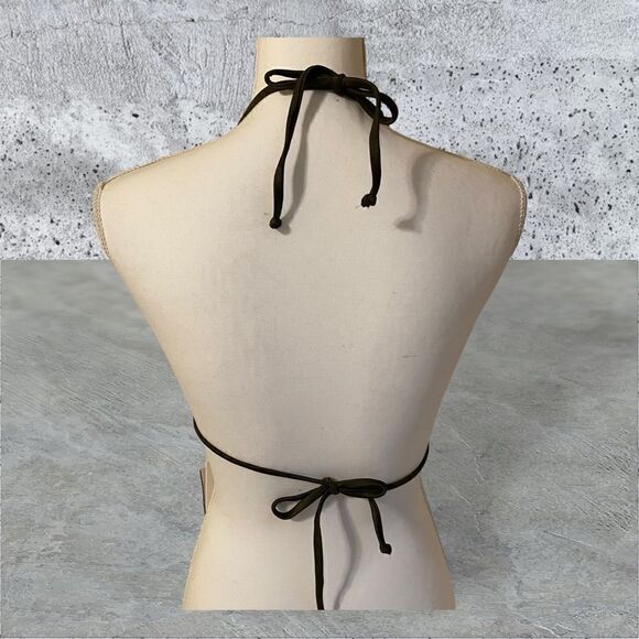 Good American Tiny Tie Top Bikini Size XS NWT - Picture 4 of 5